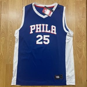 Ben Simmons Philadelphia 76ers large NBA basketball jersey blue NWT